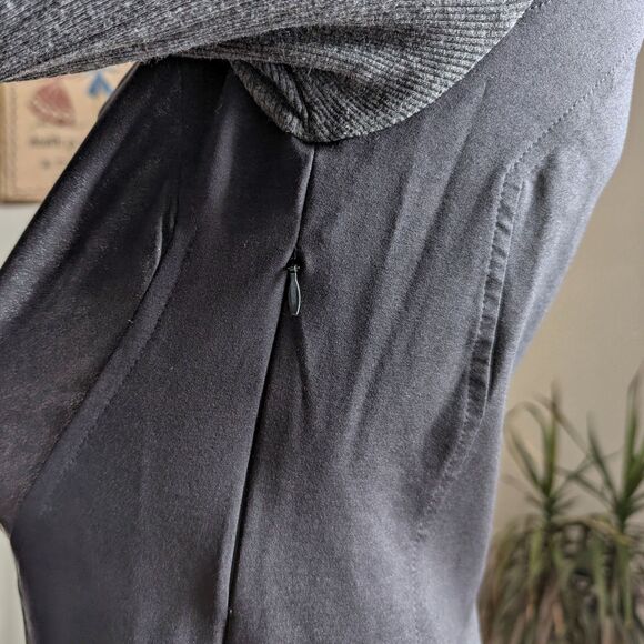 NWT Lucidez by Marcia Azzi Mini Dress Cowl Draped Knit Brazilian Designer Size 2 - Picture 9 of 13